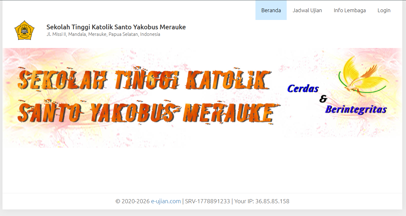 Screenshot SIM CBT (E-Ujian)