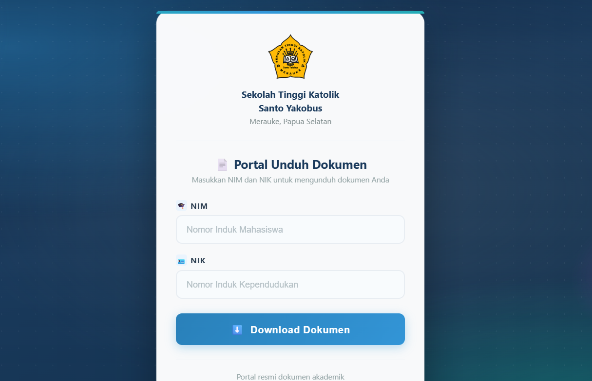 Screenshot Portal Unduh