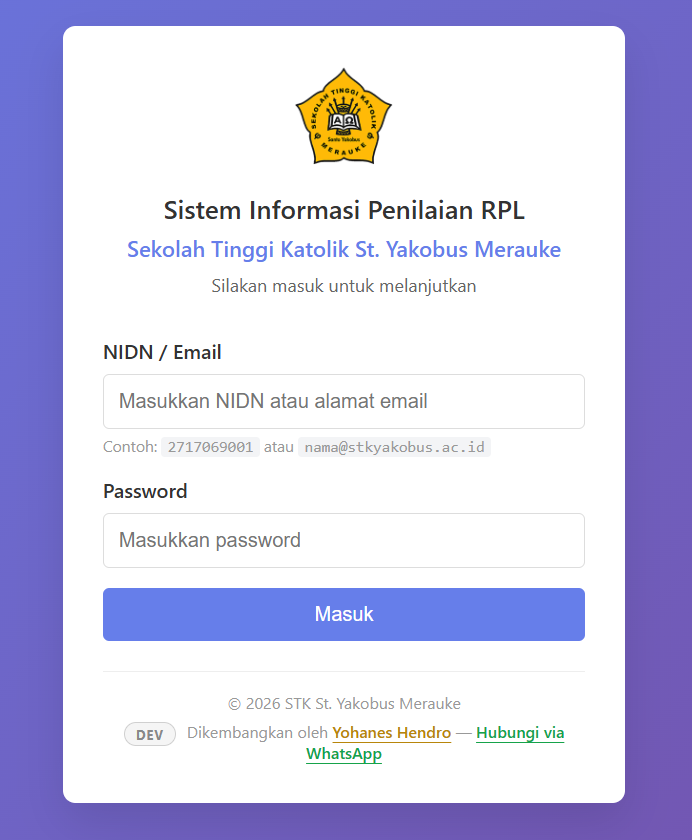 Screenshot SIM RPL